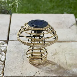 Rattan Mushroom Lantern - Large - image 1