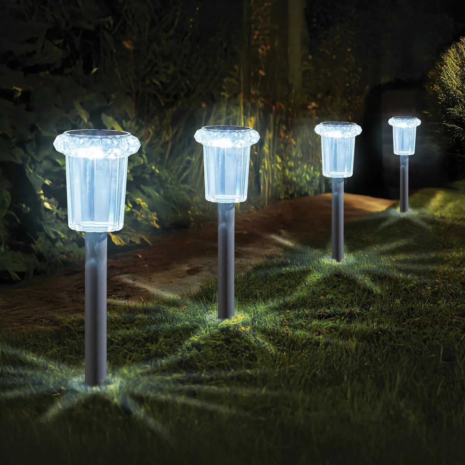 Solar Rice Stake Light Raylite Solar Stake Lights - Cowell's Garden Centre | Woolsington
