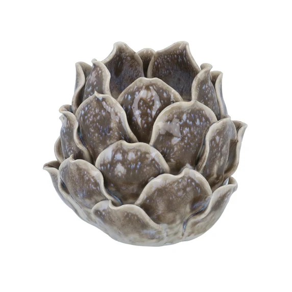 Reactive Glaze Artichoke Tealight Holder