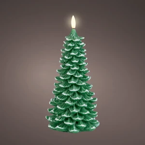 Real Effect Christmas Tree Candle - 22cm