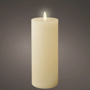Real Effect Flameless Cream Candle - Large