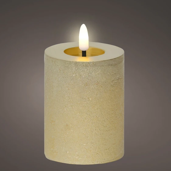 Real Effect Flameless Gold Candle - Small
