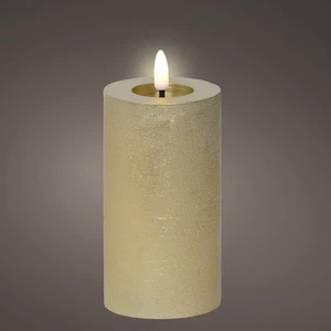 Real Effect Flameless Gold Candle - Medium