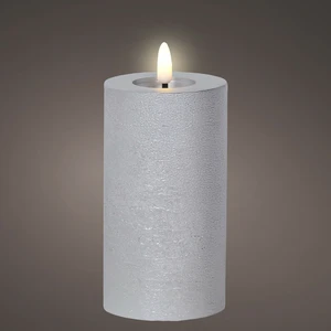 Real Effect Flameless Silver Candle - Medium