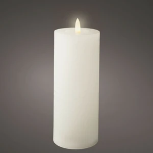 Real Effect Flameless White Candle - Large