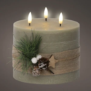 Real Effect Nordic Pillar Candle - Large