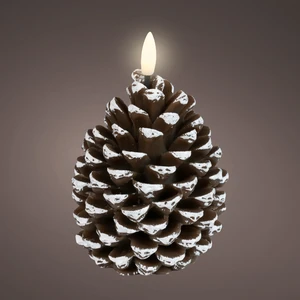 Real Effect Pinecone Candle - Brown
