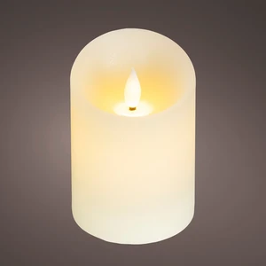 Real Effect Waving Flame Cream Candle