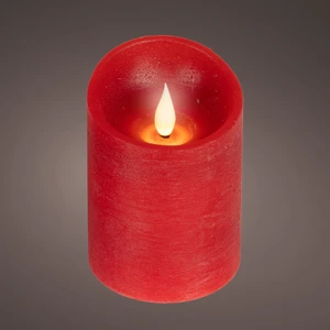 Real Effect Waving Flame Red Candle - 10cm