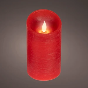 Real Effect Waving Flame Red Candle - 13cm