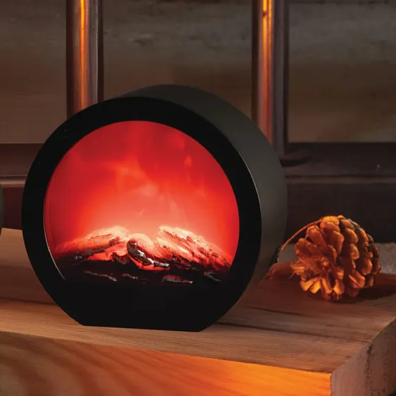 Realistic Fireplace Light