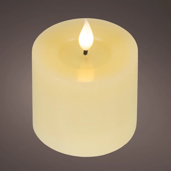 Realistic Wick Cream Candle - 9cm - image 1
