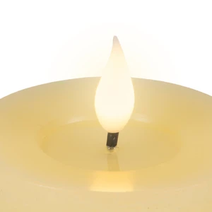 Realistic Wick Cream Candle - 9cm - image 2