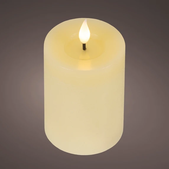 Realistic Wick Cream Candle - 13cm - image 1