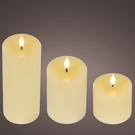 Realistic Wick Cream Candle Set - image 1