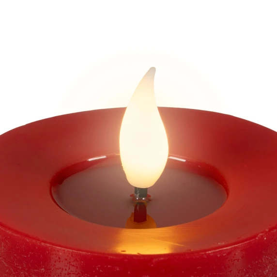 Realistic Wick Red Tealight Candle Set - image 2