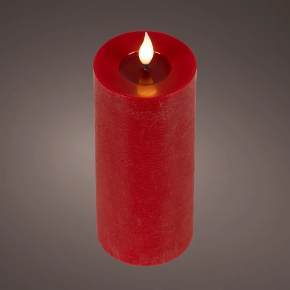 Realistic Wick Red Candle - 20cm - image 1