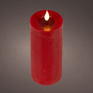 Realistic Wick Red Candle - 20cm