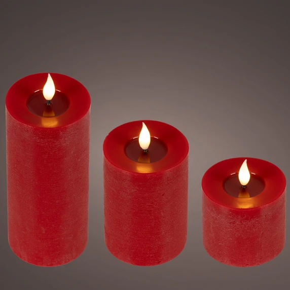Realistic Wick Red Candle Set - image 1