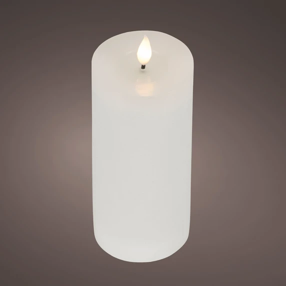 Realistic Wick White Candle - 20cm - image 1
