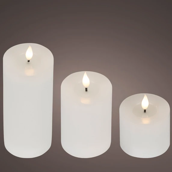 Realistic Wick White Candle Set - image 1
