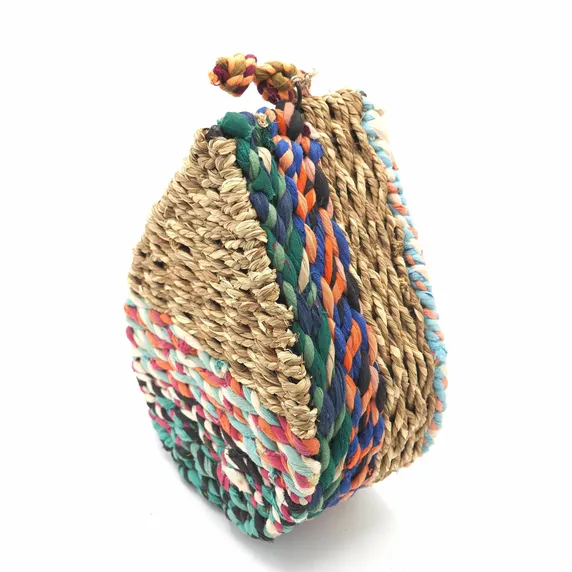 Reclaimed Fabric Teardrop Bee House - image 3