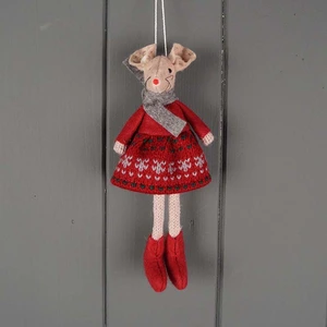 Red Dress Mouse Decoration