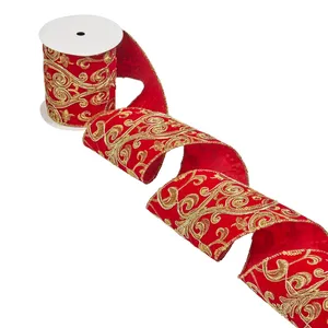 Regal Luxury Velvet Ribbon - Ruby
