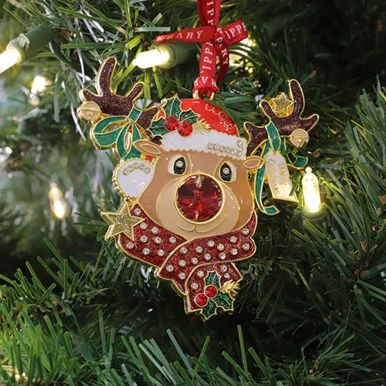 Reindeer Gem Hanging Decoration - image 2