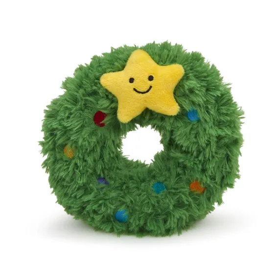 Remy Wreath Plush Dog Toy