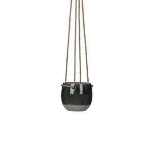 Resa Hanging Dark Grey Pot - Ø10cm - image 1
