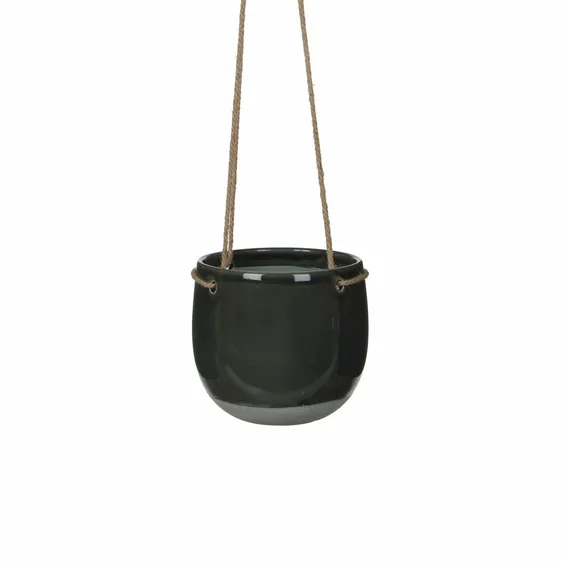 Resa Hanging Dark Grey Pot - Ø18cm - image 1