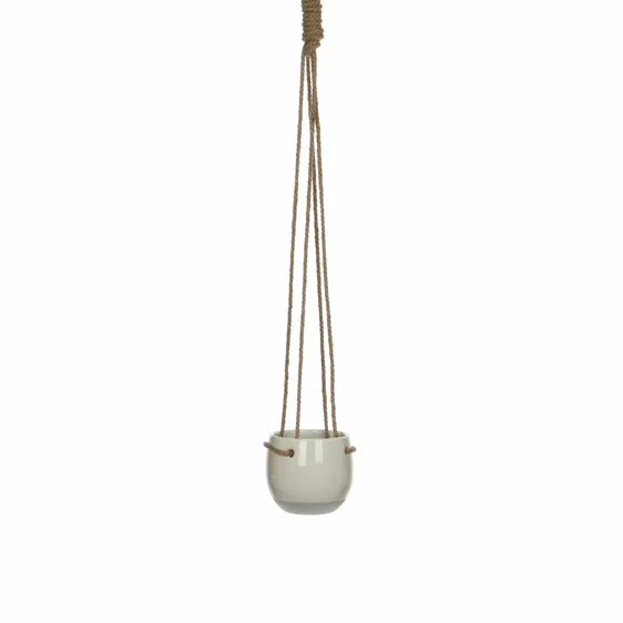 Resa Hanging White Pot - Ø10cm