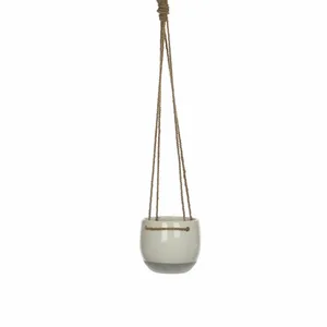 Resa Hanging White Pot - Ø13cm