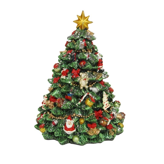 Revolving Christmas Tree Music Box - image 1