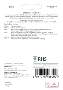 RHS Broccoli Tyrialn F1 Seeds - image 2