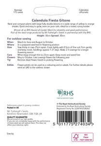 RHS Calendula Fiesta Gitana Seeds - image 2