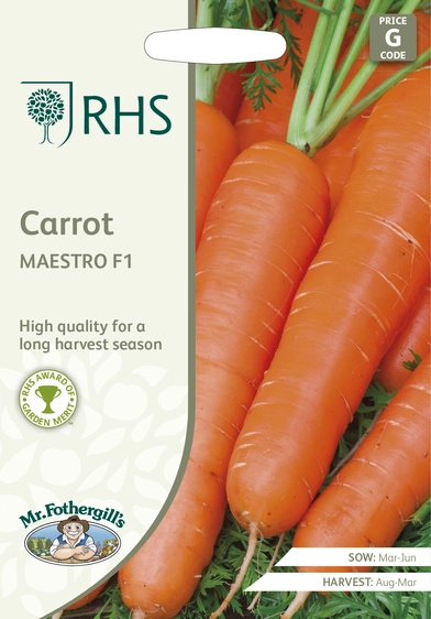 RHS Carrot Maestro F1 Seeds - image 1