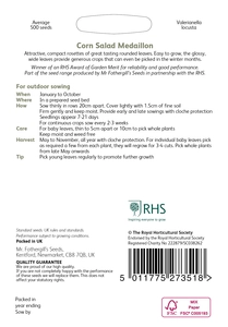 RHS Corn Salad Medaillon Seeds - image 2