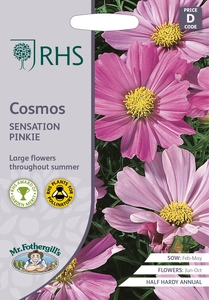 RHS Cosmos Sensation Pinkie Seeds