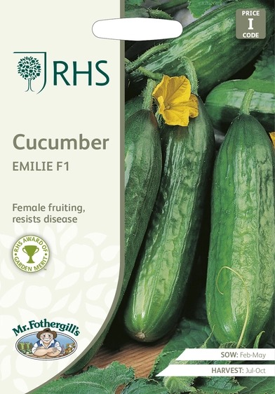 RHS Cucumber Emilie F1 Seeds - image 1
