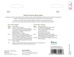 RHS Dwarf French Bean Elba Seeds - image 2