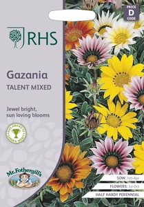 RHS Gazania Talent Mixed Seeds - image 1