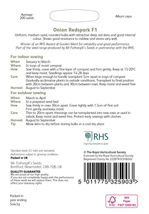 RHS Onion Redspark F1 Seeds - image 2