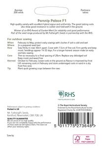 RHS Parsnip Palace F1 Seeds - image 2