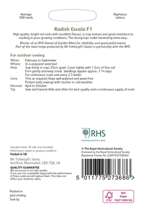 RHS Radish Escala F1 Seeds - image 2