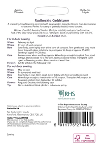 RHS Rudbeckia Goldsturm Seeds - image 2