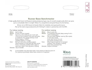 RHS Runner Bean Benchmaster - image 2