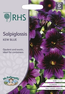 RHS Salpiglossis Kew Blue Seeds