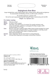 RHS Salpiglossis Kew Blue Seeds - image 2